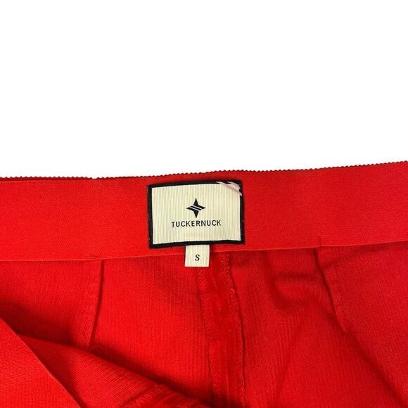 Tuckernuck red‎ corduroy Ashford pants Size S high rise four-way stretch cropped - Picture 5 of 9